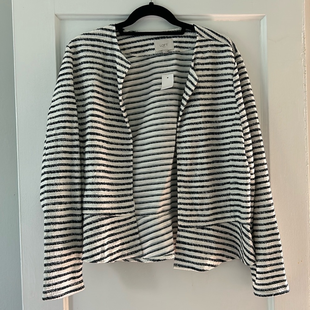 Stripped loft jacket